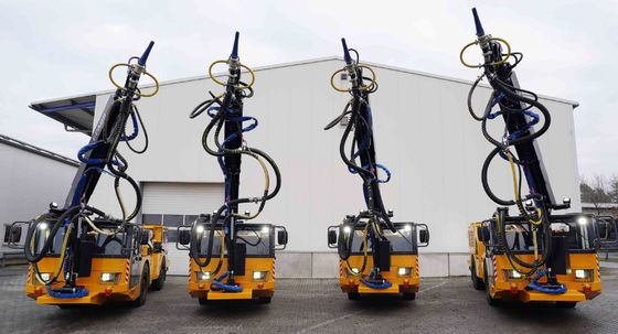 कुशल गीला कंक्रीट शॉट कंक्रीट रोबोट मशीन उन्नत सुरंग ढलान परियोजनाओं के लिए विश्वसनीय